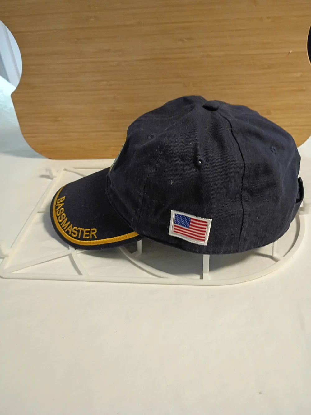 Navy Embroidered Bass MastersLogo Cap